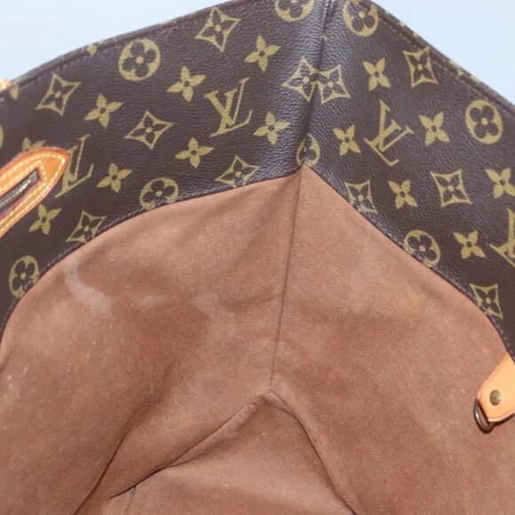 LOUIS VUITTON Monogram Sac Shopping Tote Bag LV Auth - Picture 11 of 16
